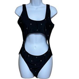 Volcom Cut Out One Piece Swimsuit Monokini Women's Large
